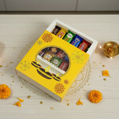 Diwali Hamper Box with Gold Foiling