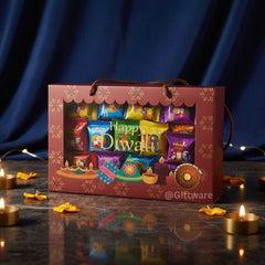 Diwali Hamper Box with Gold Foiling
