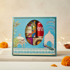 Hamper Box with Gold Foiling