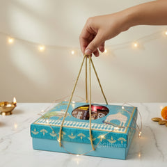 Hamper Box with Gold Foiling