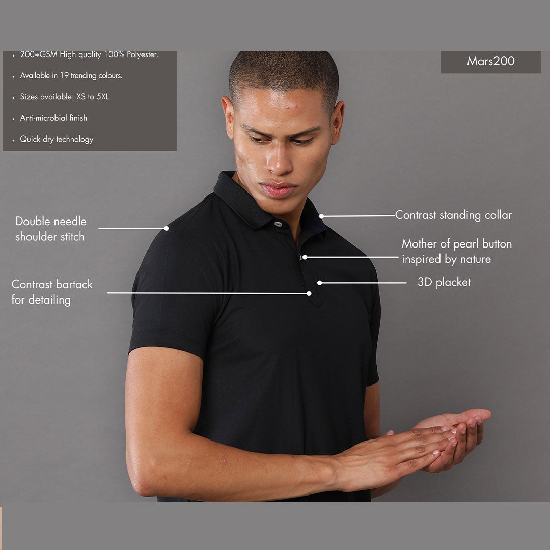 Mars 200 Polo Black