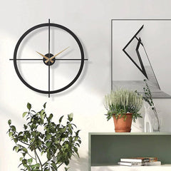 Industrial Timepiece Wall Clock