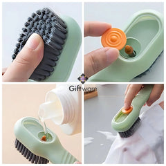 Shoe Cleaning Brush with Soap Dispenser