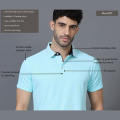 Mars 200 Polo Sky Mint