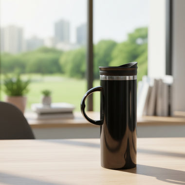 Lustre Stainless Steel Mug (Piano Black)