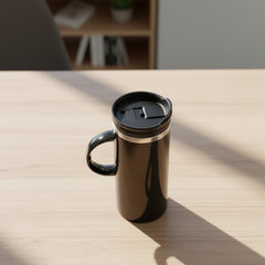 Lustre Stainless Steel Mug (Piano Black)