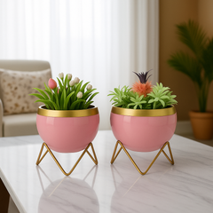 Metal Planters (Set of 2)