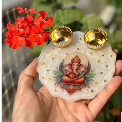 Lord Ganesha Pooja Thali 6 Inches