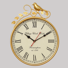 Aviary Elegance Wall Clock