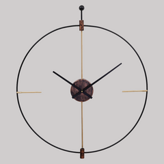 Modern Industrial Pipe Clock