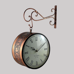 The Aviator's Compass Copper Clock