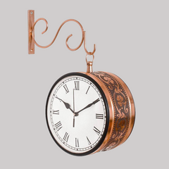 The Aviator's Compass Copper Clock